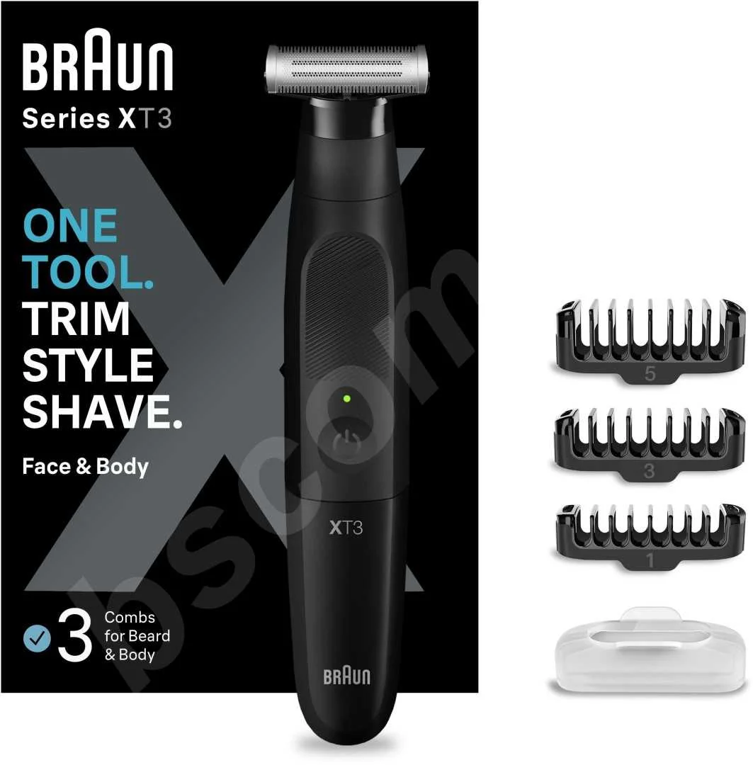 BRAUN Series X XT3100 Zastrihávač na telo a tvár 1×1 ks, Zastrihávač na telo