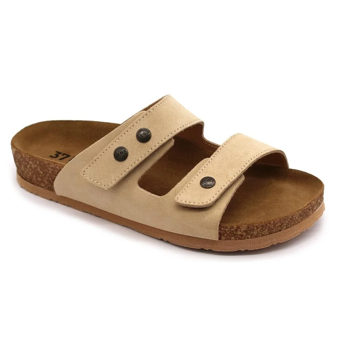 Leon 4050 Dámska zdravotná korková obuv s prackou 36 - 23,5cm, oranžová, 2,0 cm