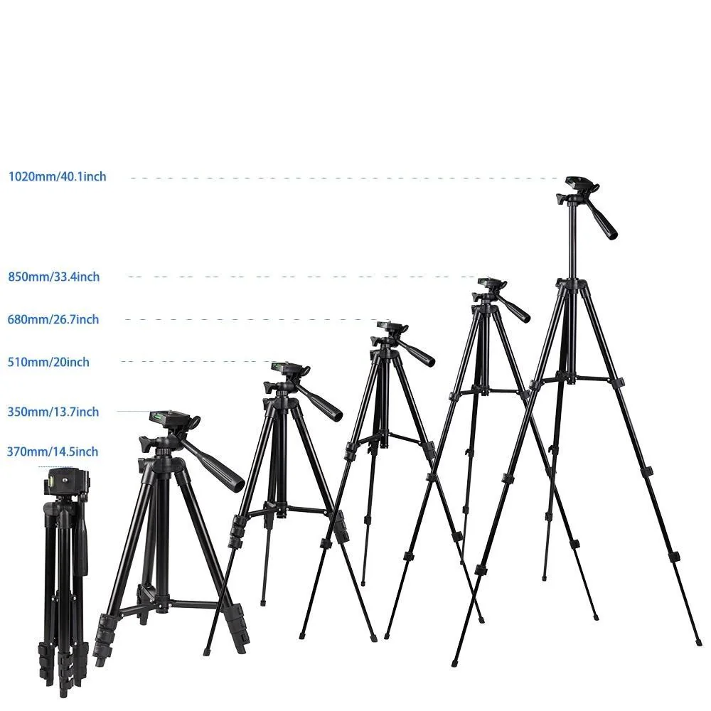 Mini statív - Kompaktný a stabilný Čierna, SKU: 36825