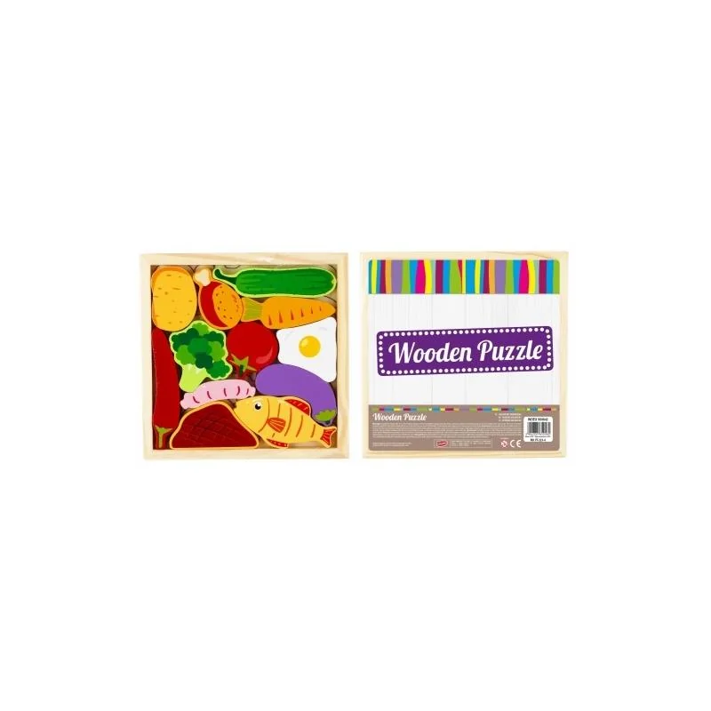 Drevené puzzle Kuchyňa - skladačka , 6EU500642