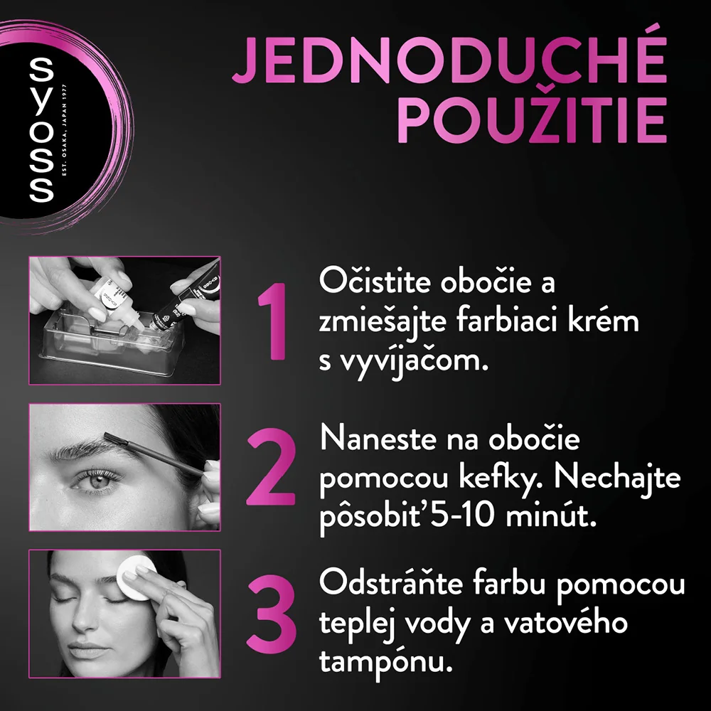 Syoss Brow Tint farba na obočie Svetlohnedý 1×1 ks, farba na obočie