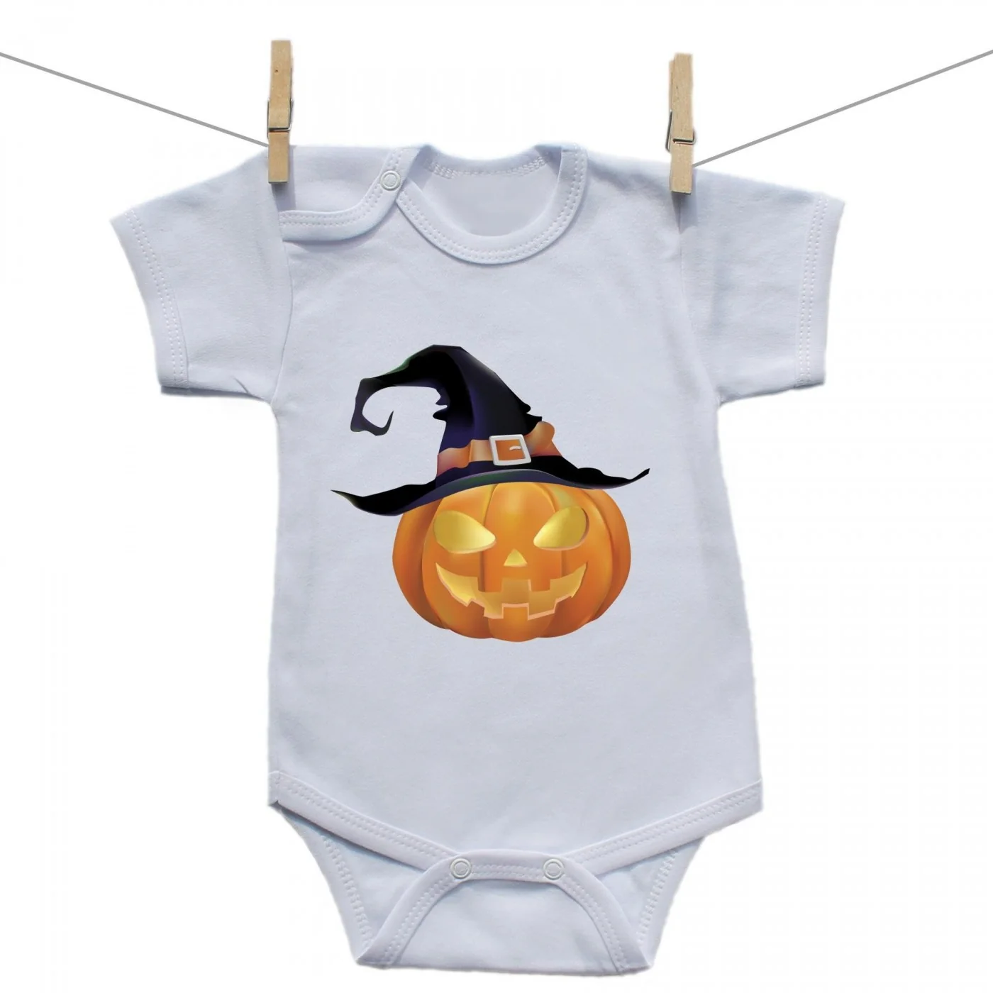 Boodyy Body s krátkym rukávom Halloween tekvica Veľkosť: 92