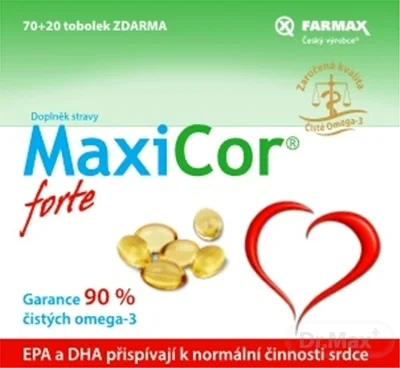 FARMAX MaxiCor forte 1×90 cps, 70+20 zadarmo
