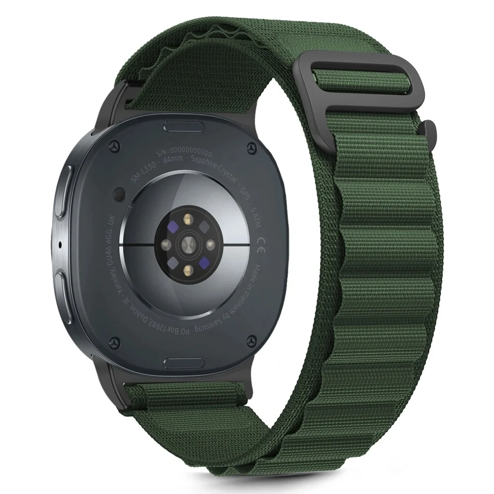 Tech-Protect Nylon Pro remienok na Samsung Galaxy Watch 8 / Classic (40/44/46mm), army green 0/44/46mm), army green