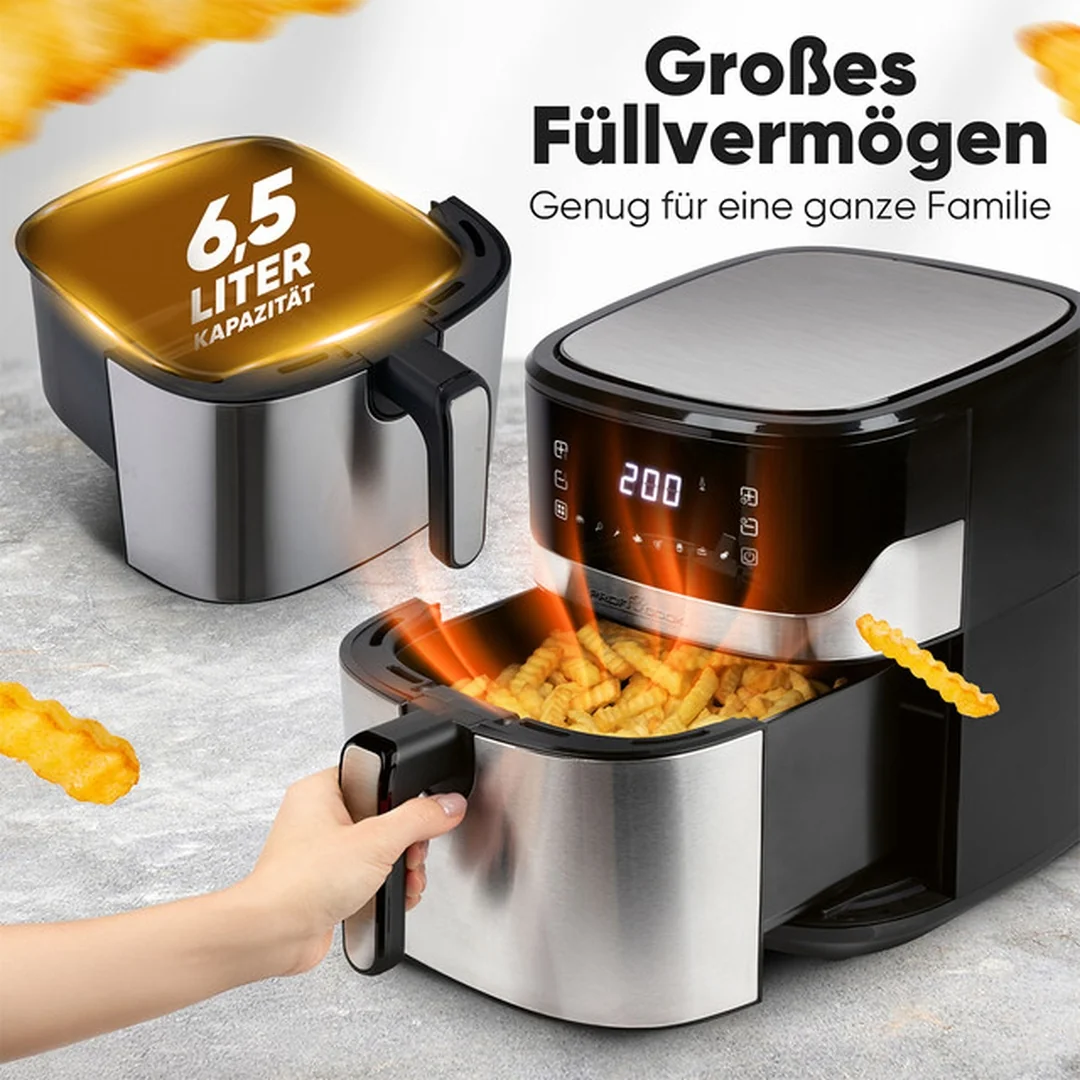 ProfiCook FR 1294 H teplovzdušná fritéza 6,5 l, 1600 W