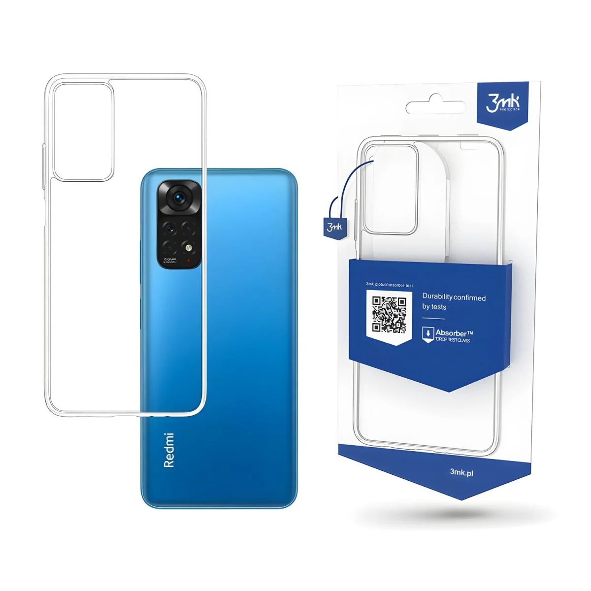 Priehľadné puzdro pre Xiaomi Redmi Note 11S