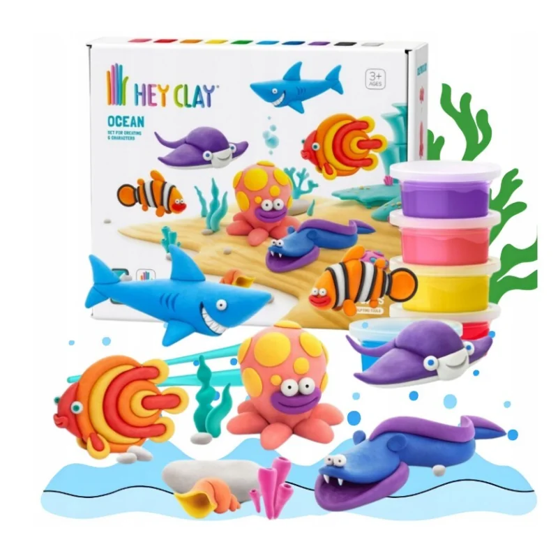 HEY CLAY Ocean Modelovacia hmota set, Oceán