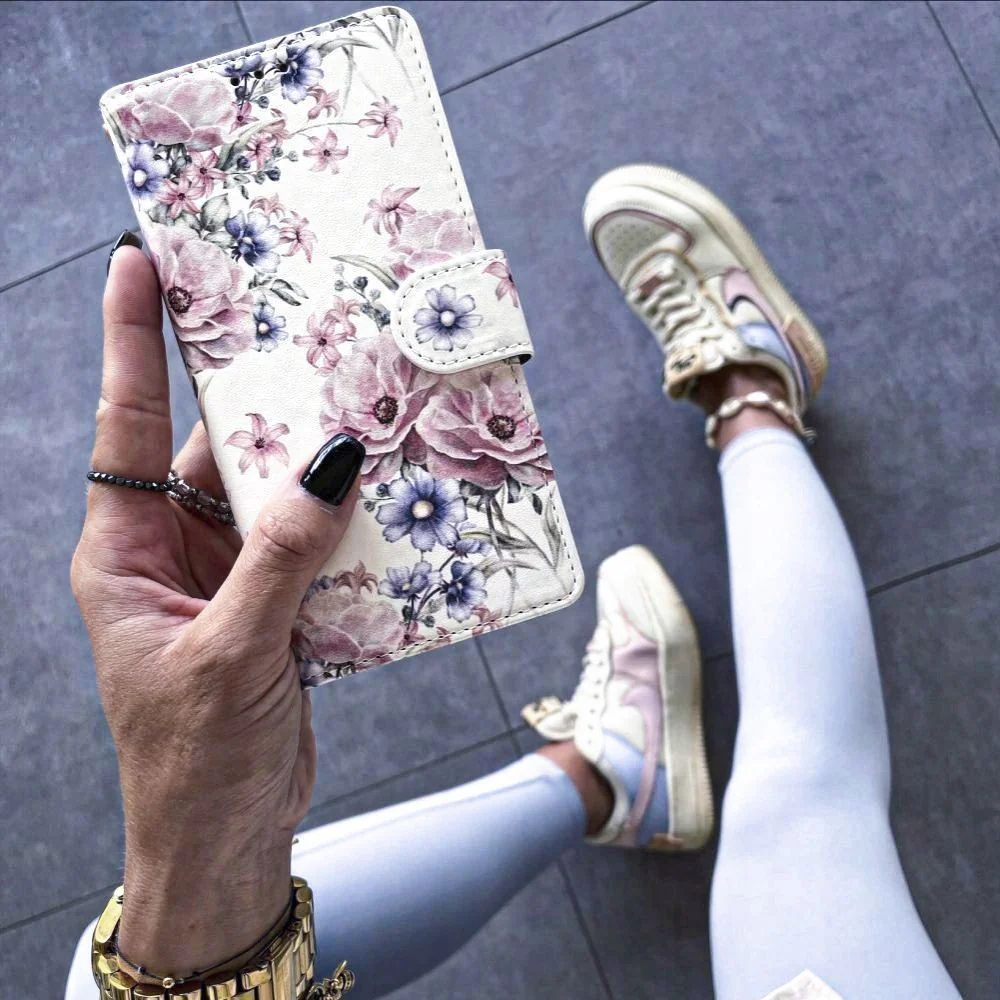 Tech-Protect Wallet knižkové puzdro na Xiaomi Redmi 13 blossom flower