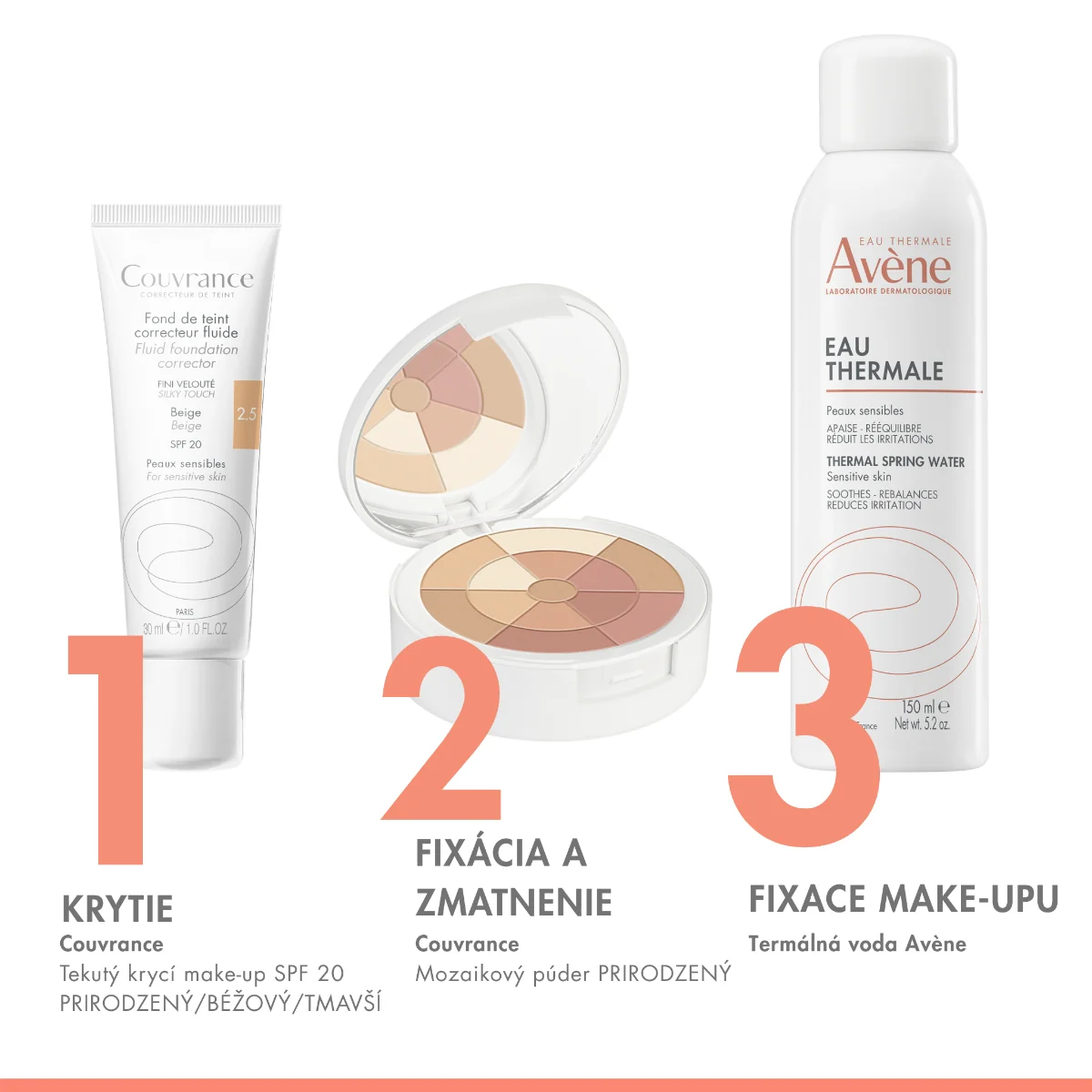 AVENE COUVRANCE POUDRE MOSAÏQUE BONNE MINE 10 g
