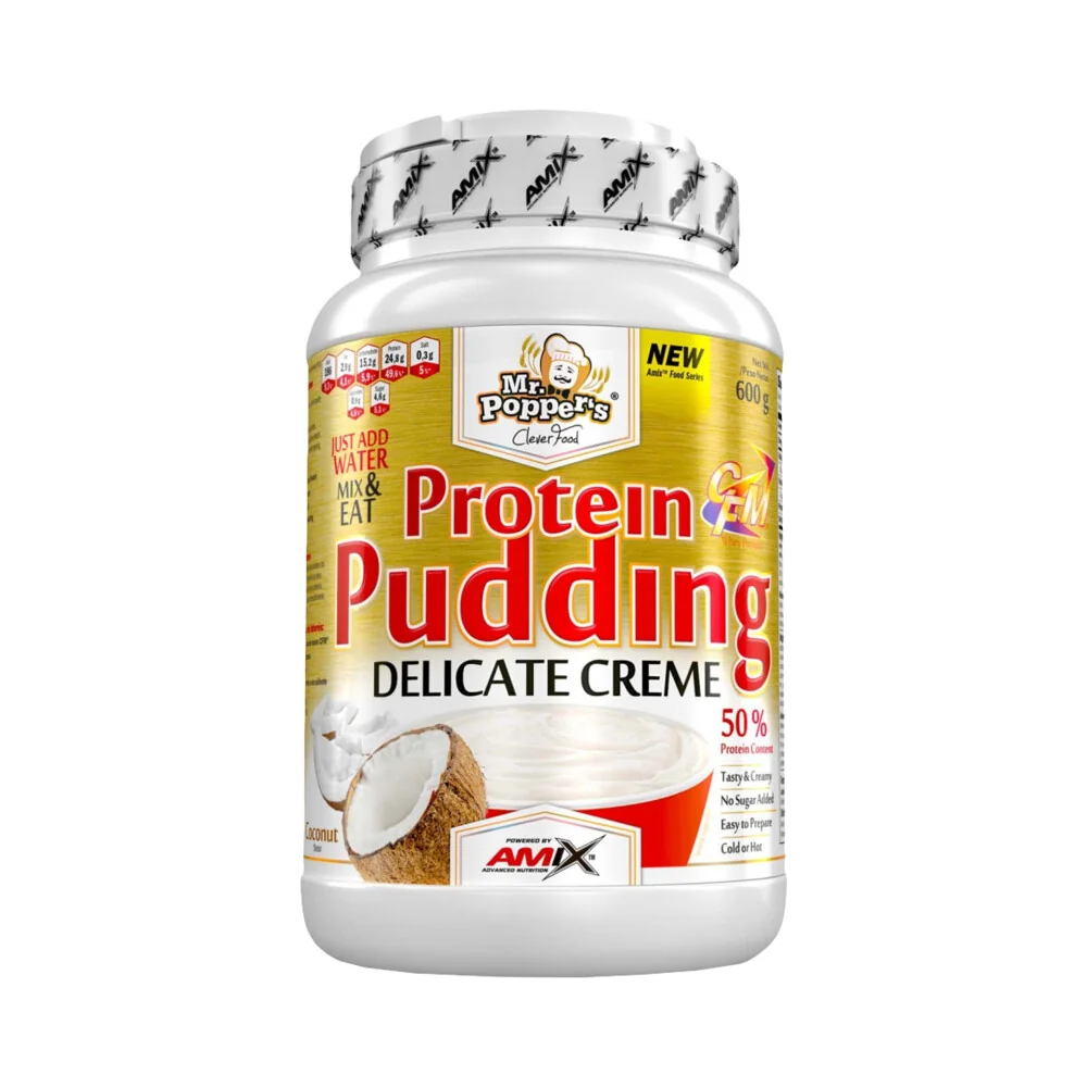 Amix Mr.Poppers Protein Pudding Creme 600 g kokos