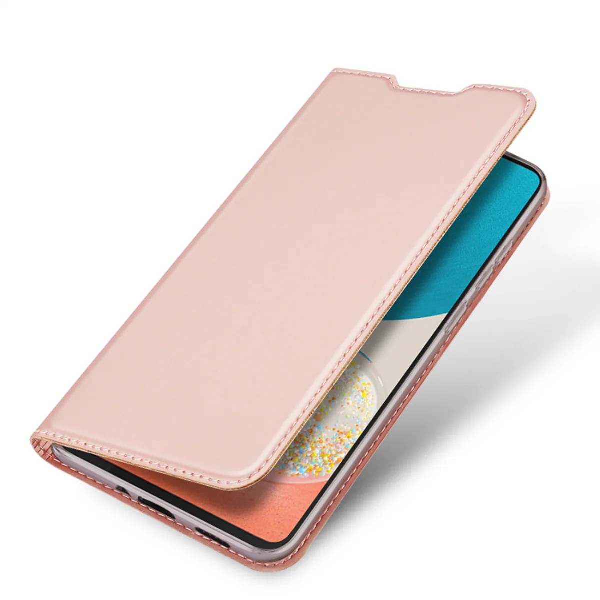 Dux Ducis Skin Pro knižkové kožené puzdro na Samsung Galaxy A73, ružové é