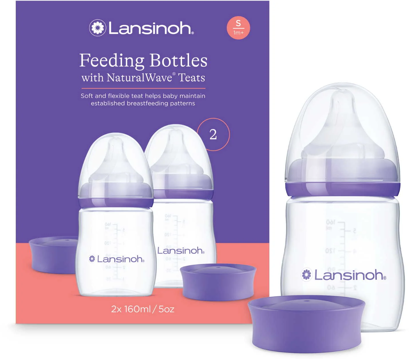 Lansinoh Dojčenská fľaša 160ml 1 ks