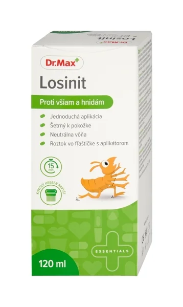 Dr. Max Losinit proti všiam a hnidám 1×120 ml, na vlasy a pokožku hlavy