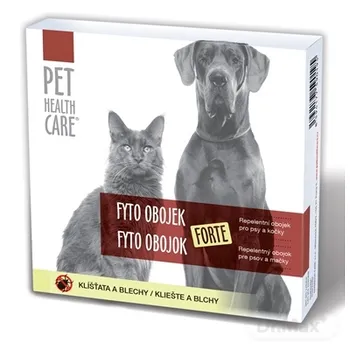 PET HEALTH CARE FYTO OBOJOK FORTE 1×1 ks, repelentný obojok pre psov a mačky
