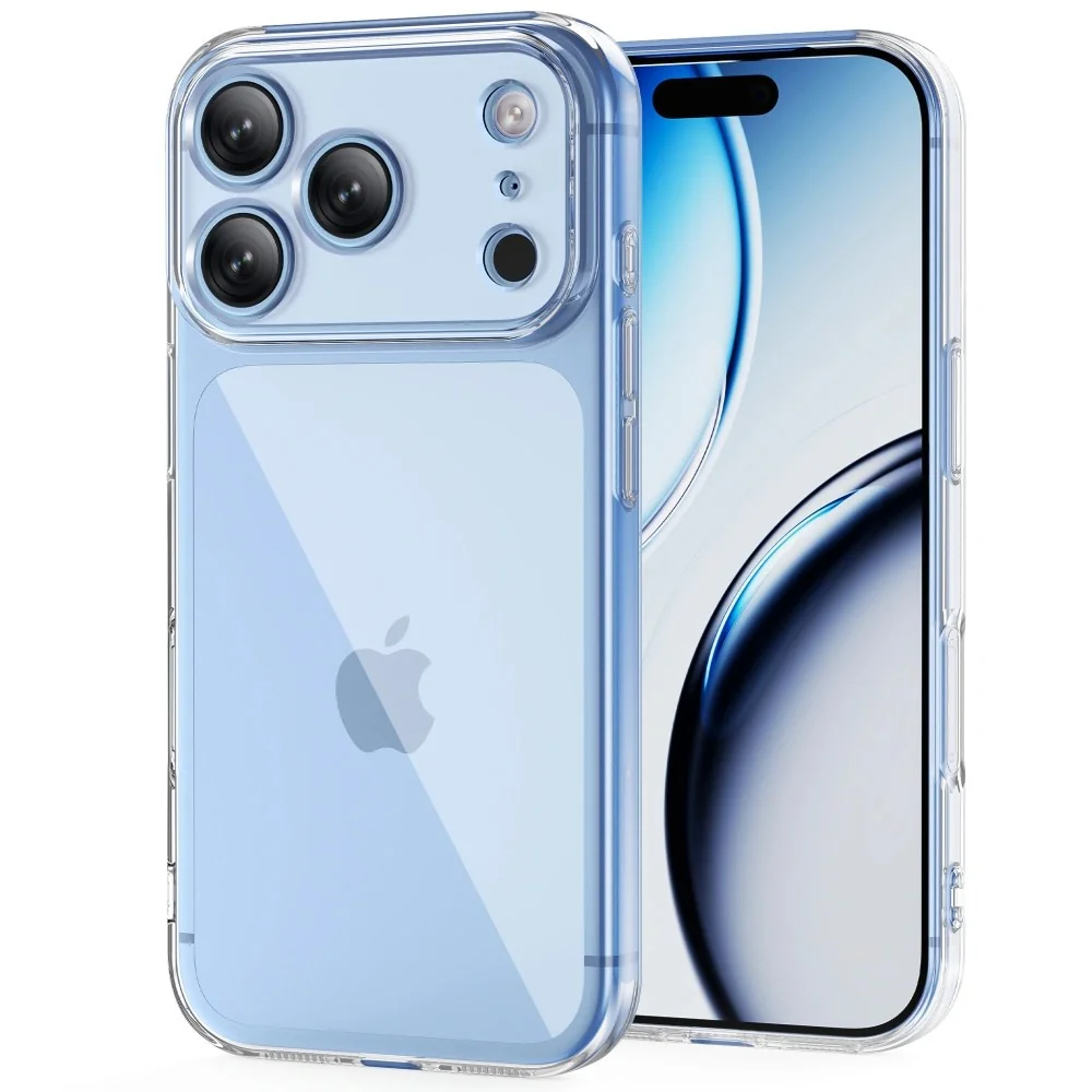 Tech-Protect FlexAir kryt + 2x ochranné sklo na iPhone 17 Pro Max / 18 Pro Max, priesvitné