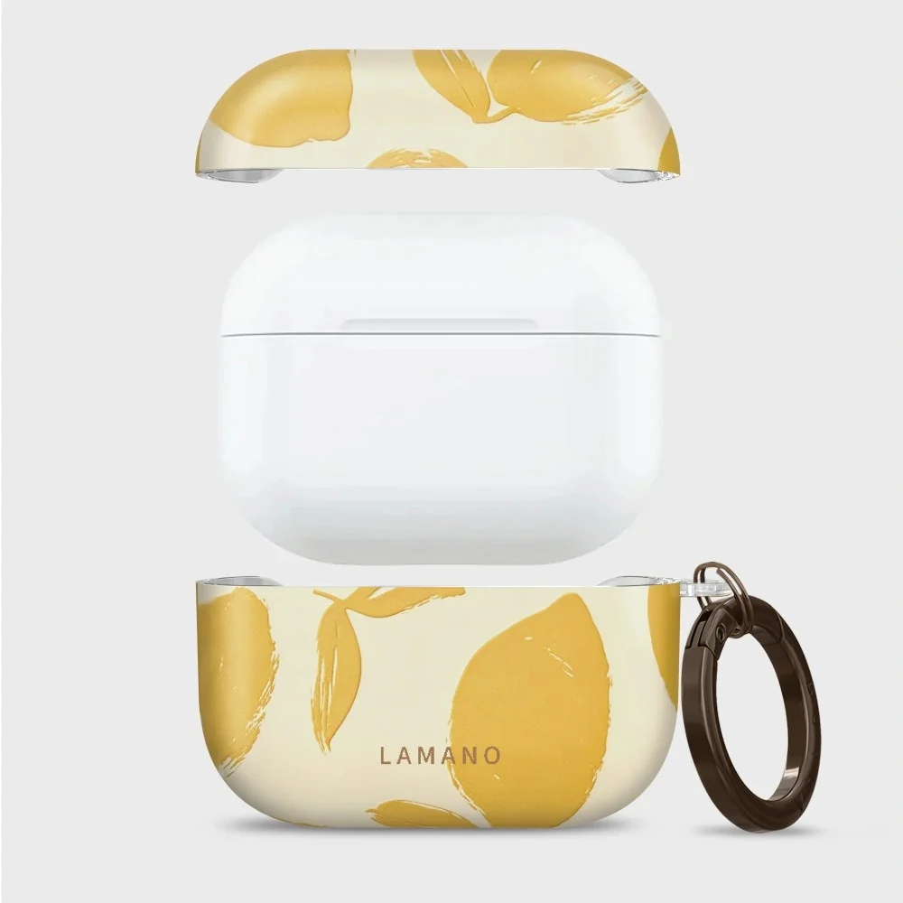 Tech-Protect Lamano puzdro na Apple AirPods Pro 3, lemon