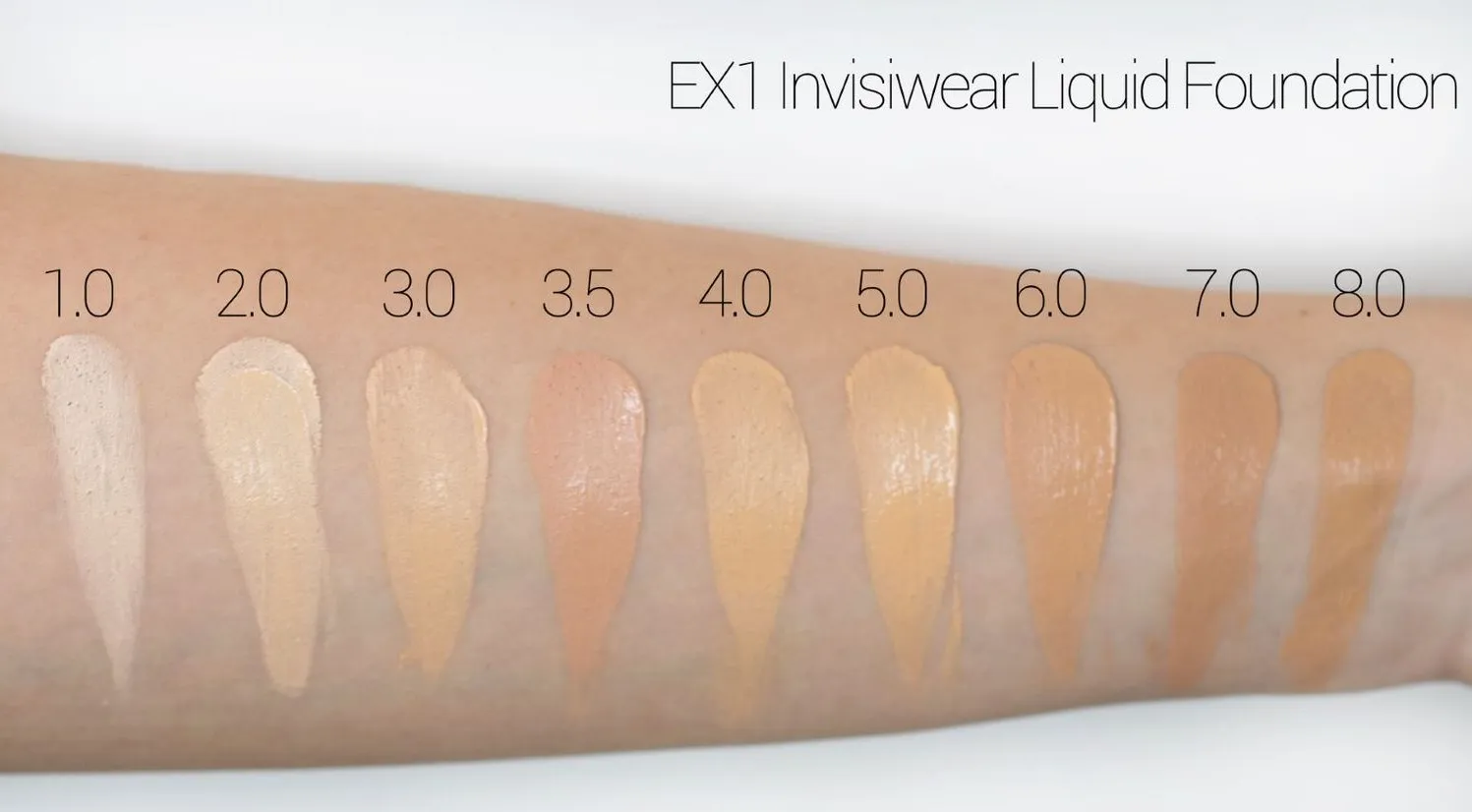 EX1 cosmetics 8.0 Invisiwear Liquid Foundation Tekutý make-up 1×30 ml, pre všetky typy pleti