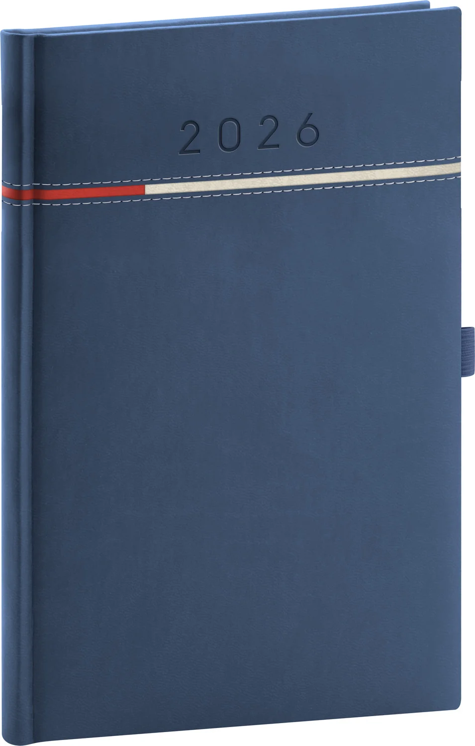 NOTIQUE Týždenný diár Tomy 2026, modro-červený, 15 x 21 cm