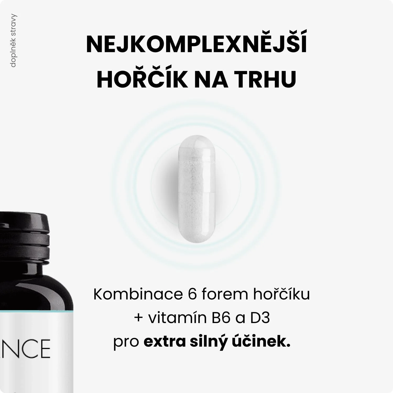 ADVANCE Magnesium 90 kapsúl - 6 foriem horčíka 90 cps