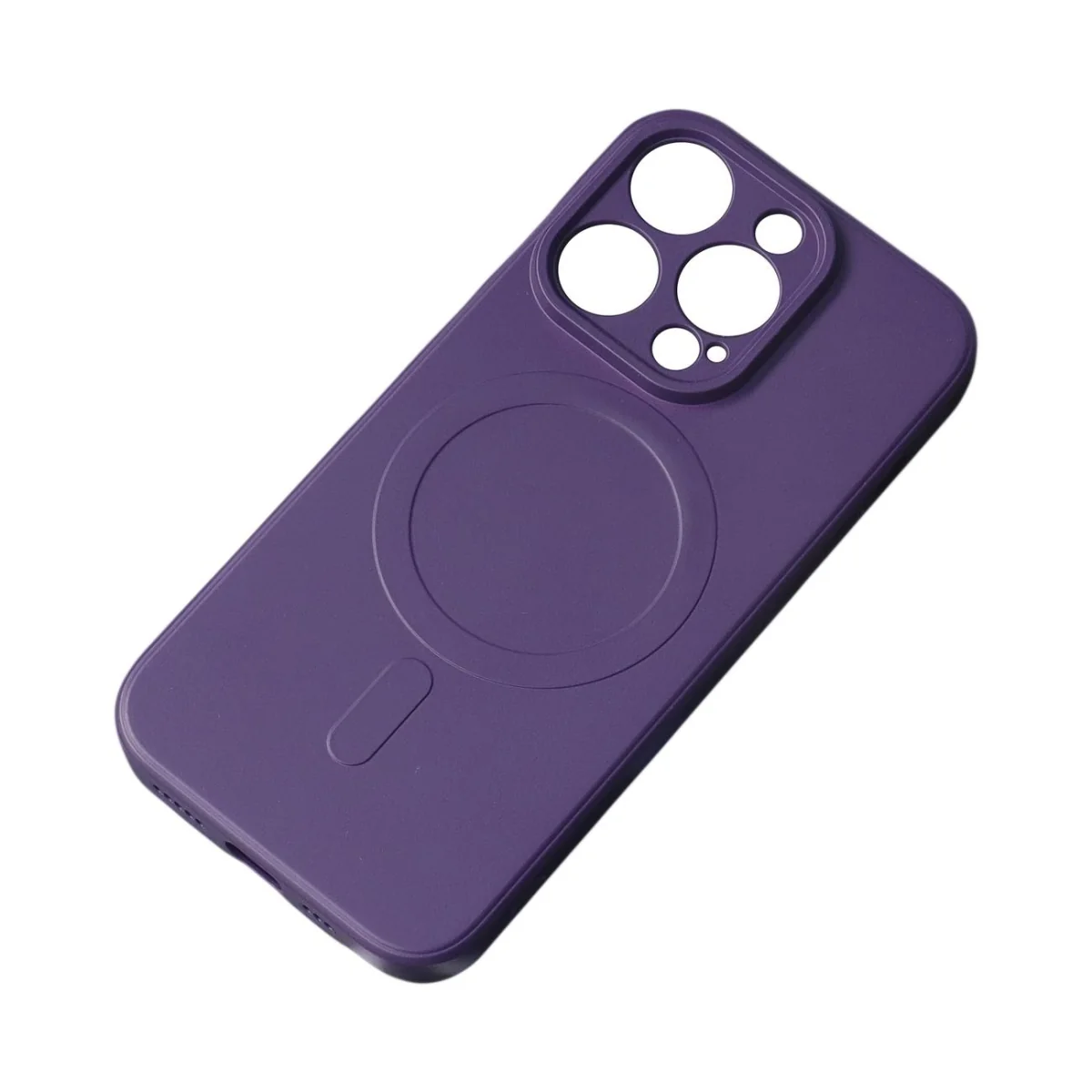 MG Silicone Magsafe kryt na iPhone 14, fialový 