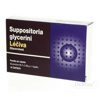 Suppositoria glycerini Léčiva 1×10 ks, liek