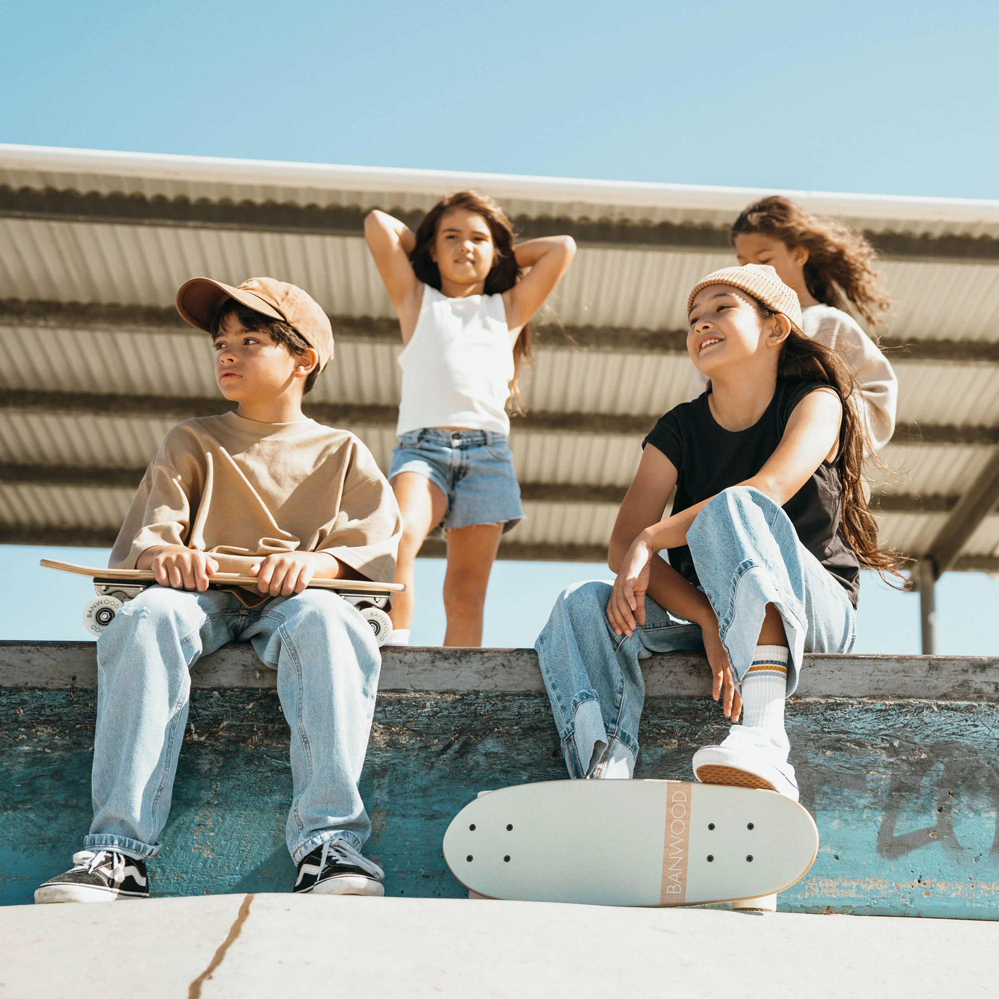Banwood skateboard White