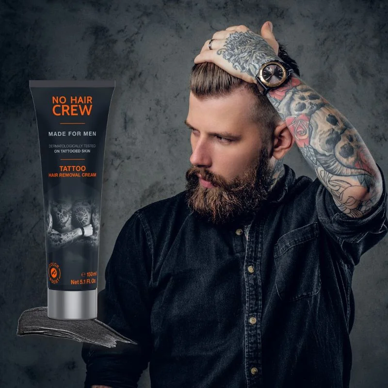 No Hair Crew TATTOO edition depilačný krém na tetovanú pokožku