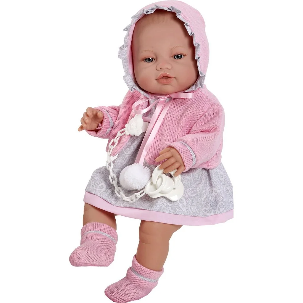 Luxusná detská bábika-bábätko Berbesa Amanda 43cm , 20C33052
