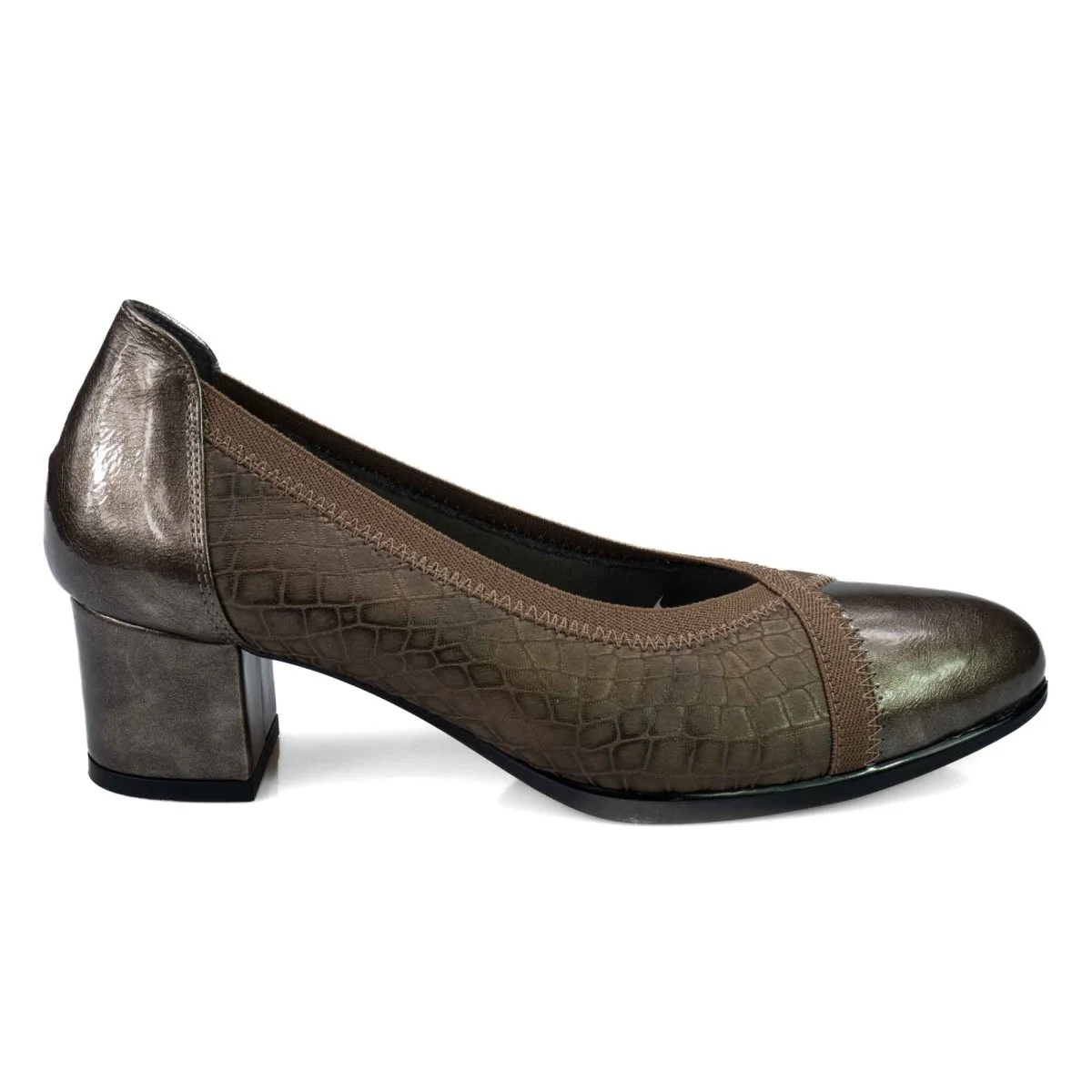 Dámske lodičky 80333 taupe, veľkost: 38