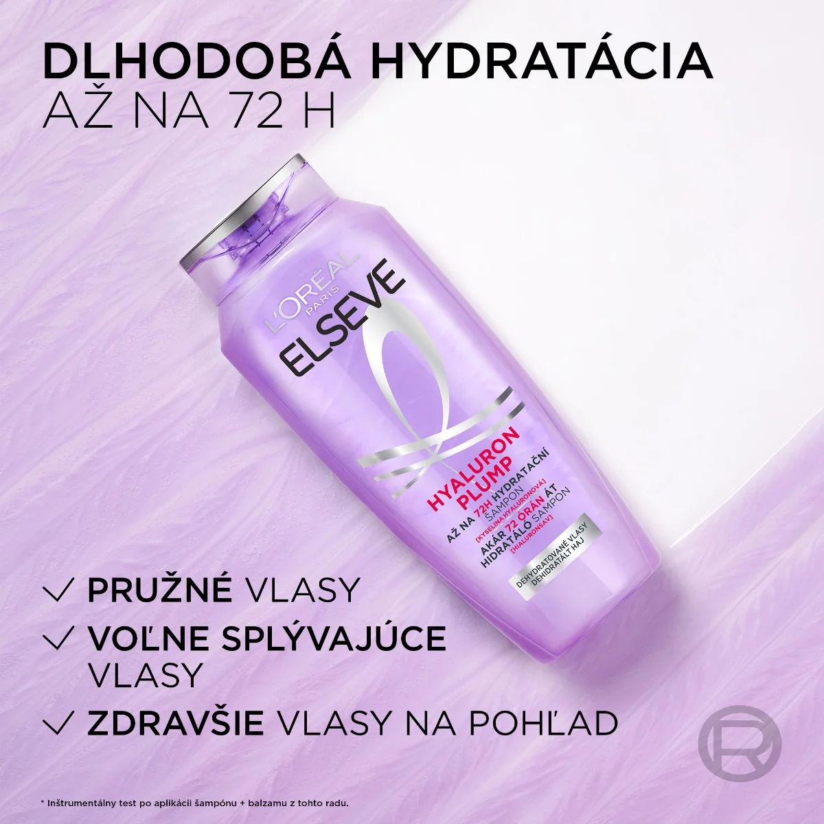 L'Oréal Paris L'Oréal Paris Elseve Hyaluron Plump 72H hydratačný šampón s kyselinou hyalurónovou 1×250 ml, hydratačný šampón