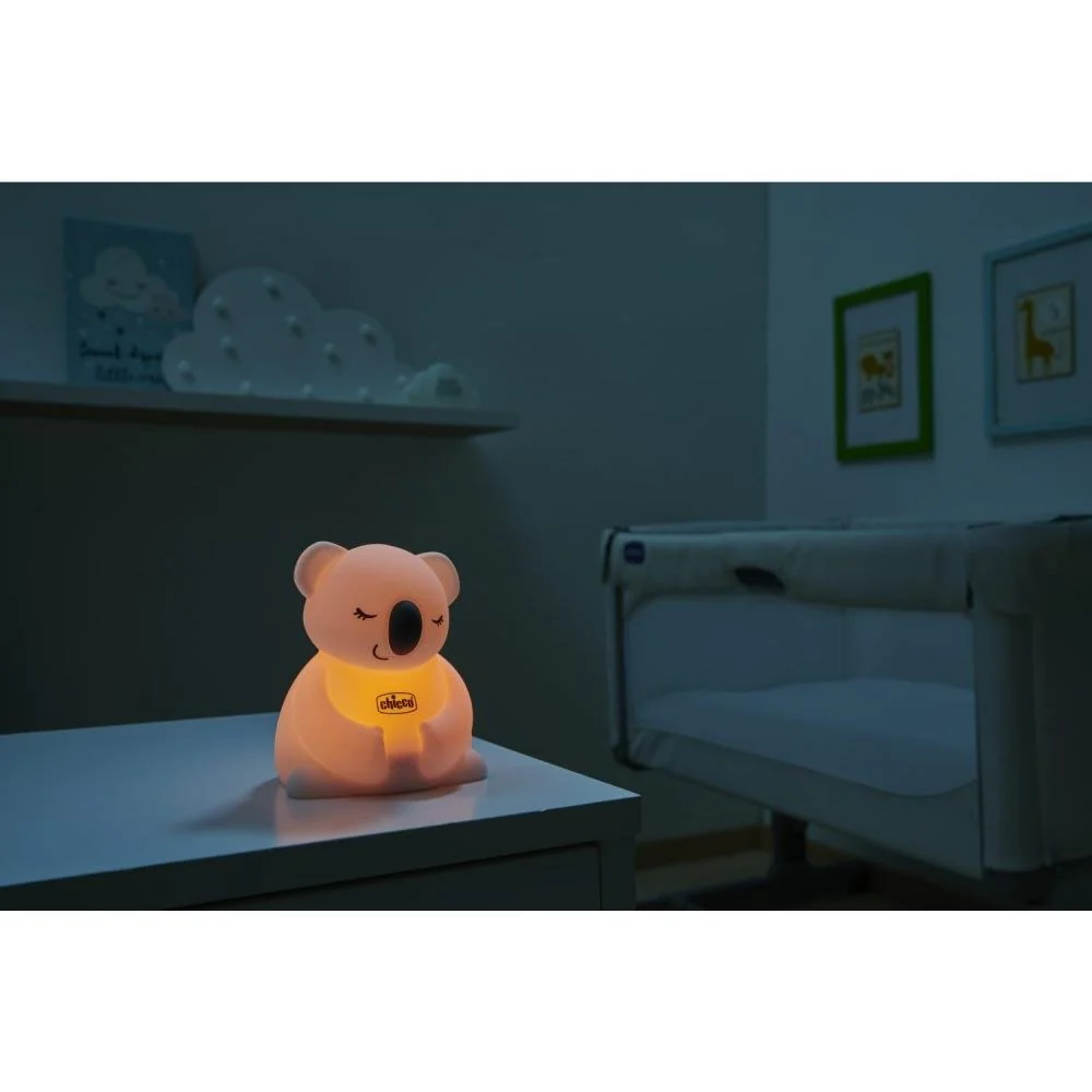 Chicco Soft Lamp silikónová nočná lampa Koala