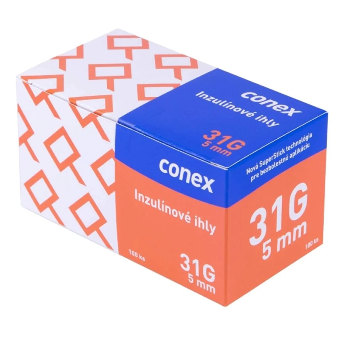 CONEX Ihla do inzulínového pera 5mm 31G 100ks