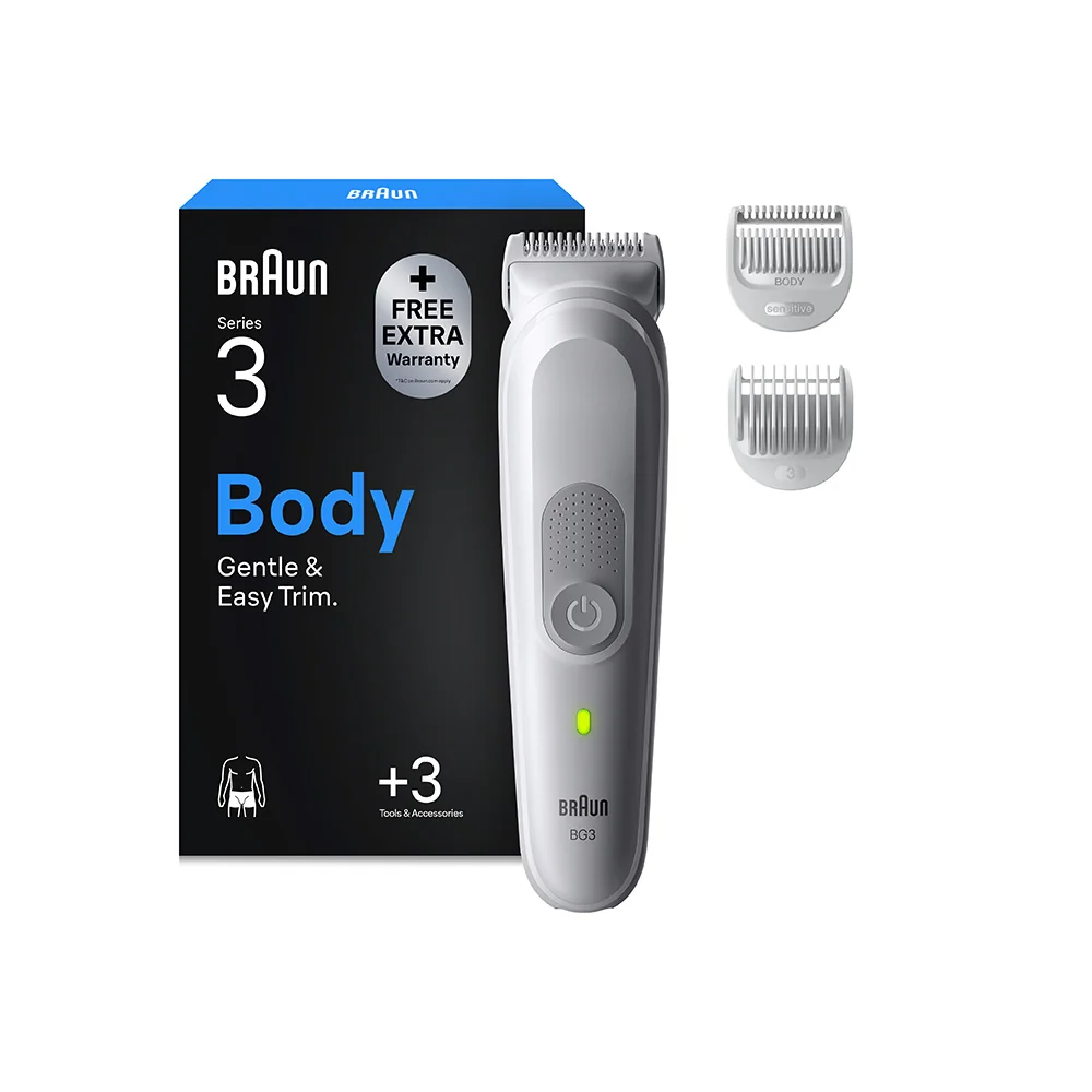 BRAUN SERIES 3 BG3530 NA TELO+3 NASTROJE SADA 1 set
