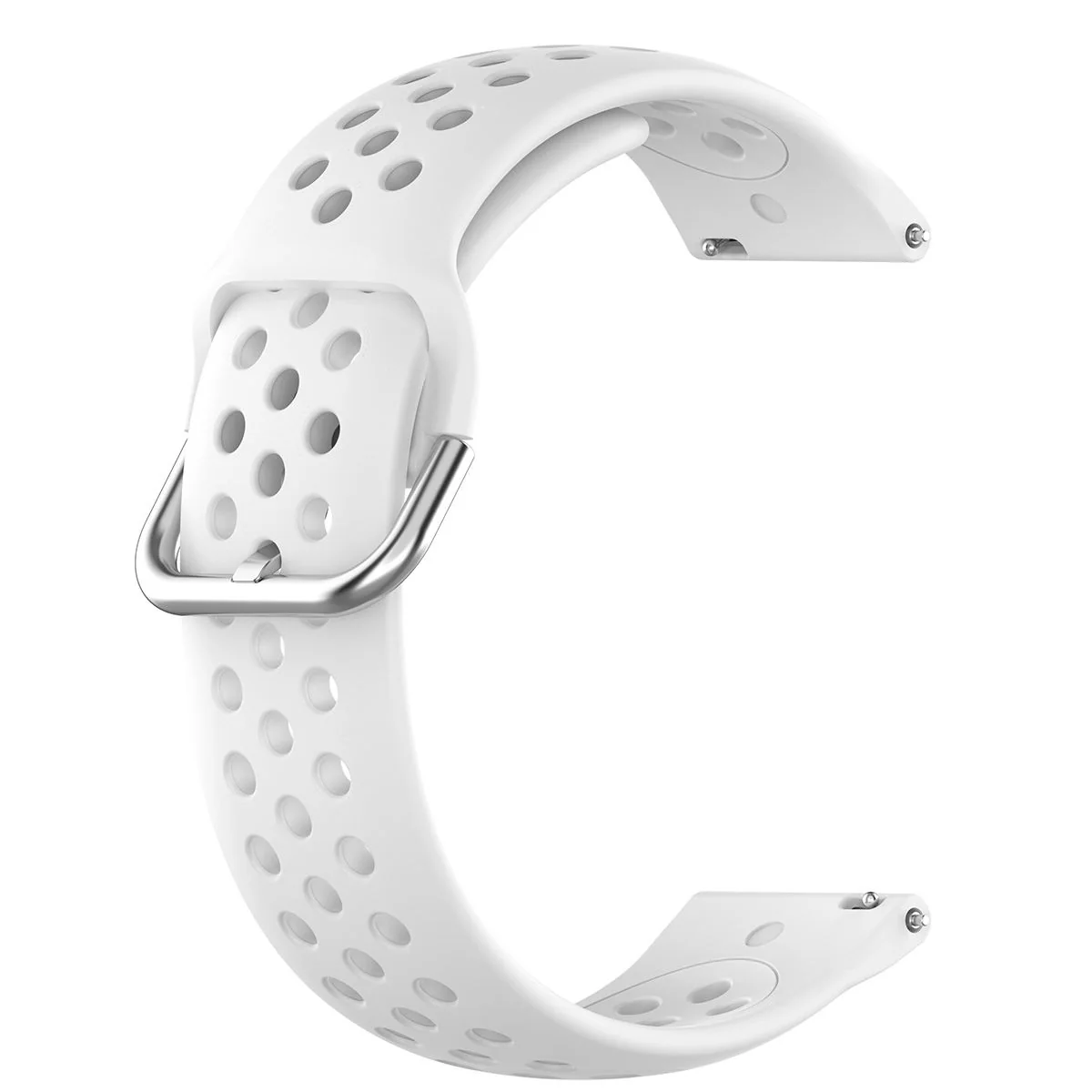 BStrap Silicone Dots remienok na Xiaomi Amazfit Stratos 2/2S/3 white