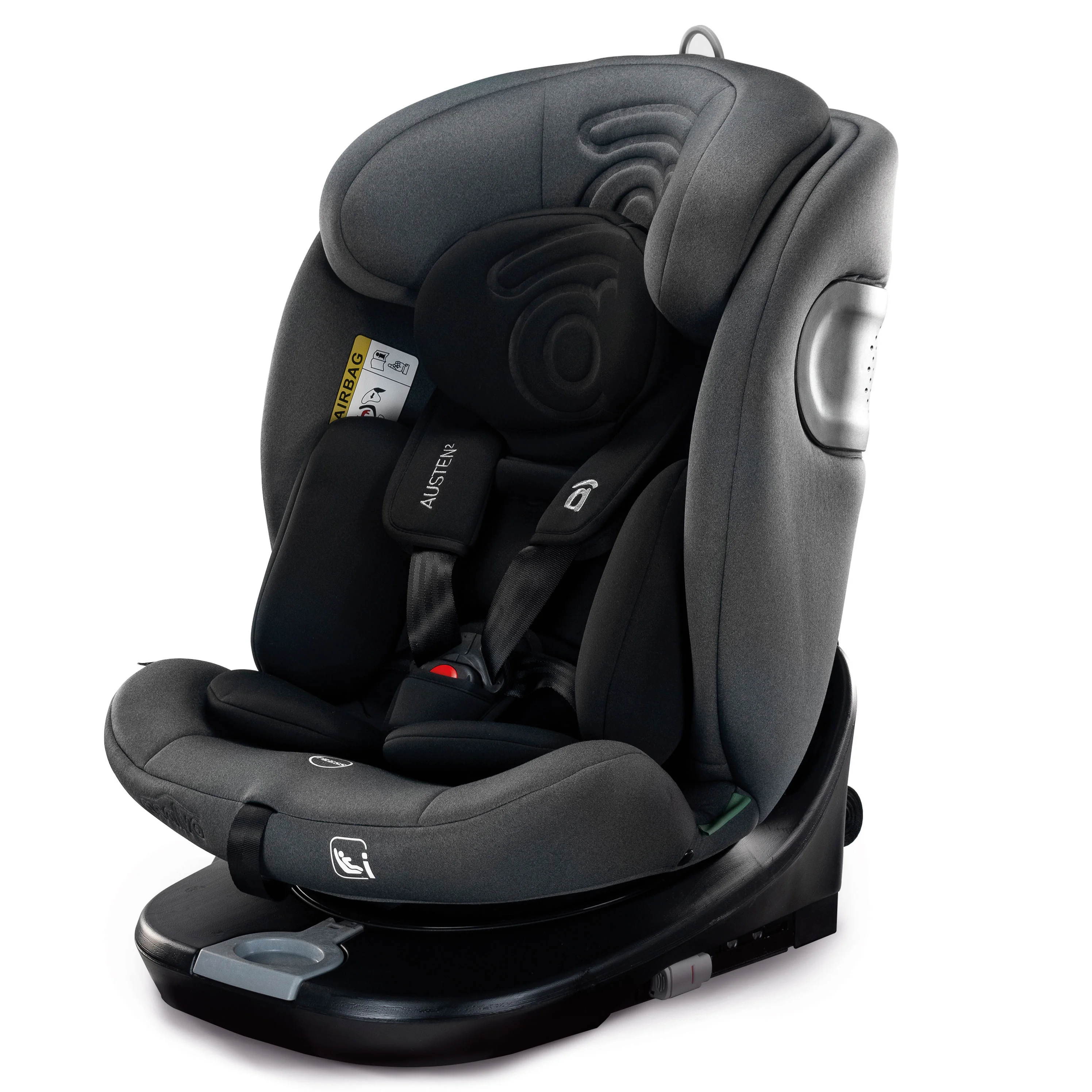 Asalvo AUSTEN 2 autosedačka i-Size 40–150, 360°, ISOFIX, sivá