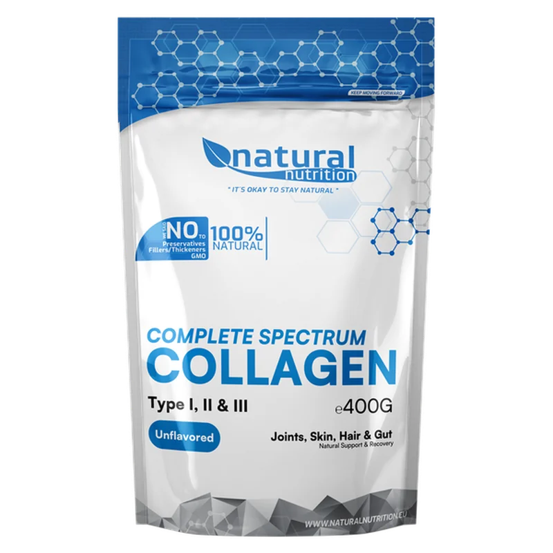 Collagen Complete Spectrum  Type  I, II & III 400g Natural