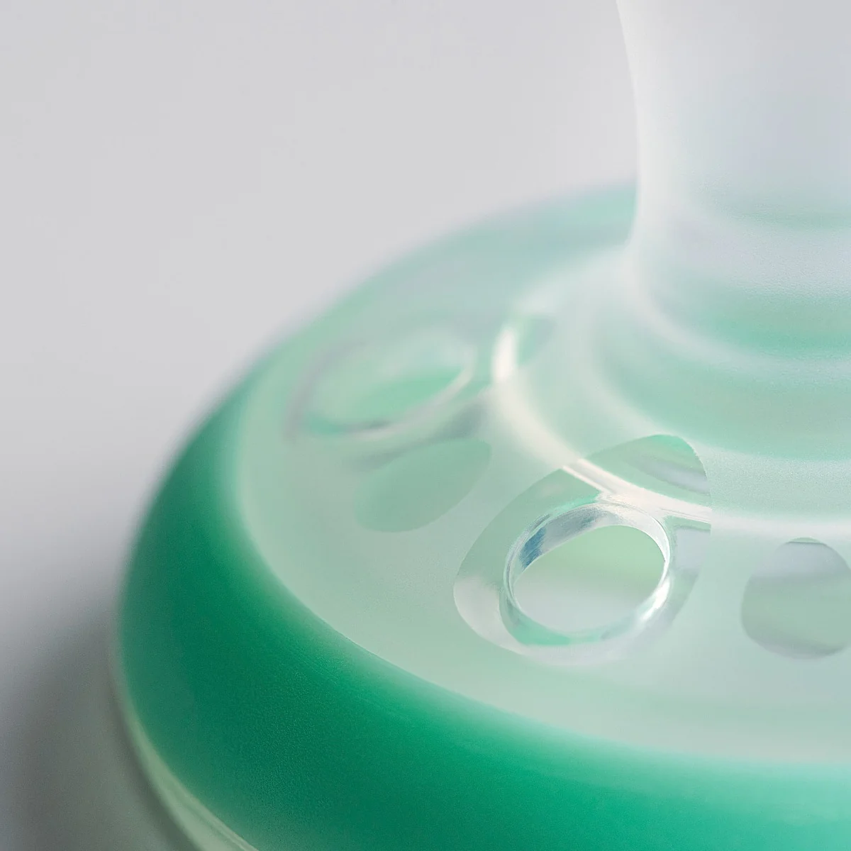 Tommee Tippee Cumlík Breast-like Night zelená 0-6m, 2 ks 1×2 ks, cumlík