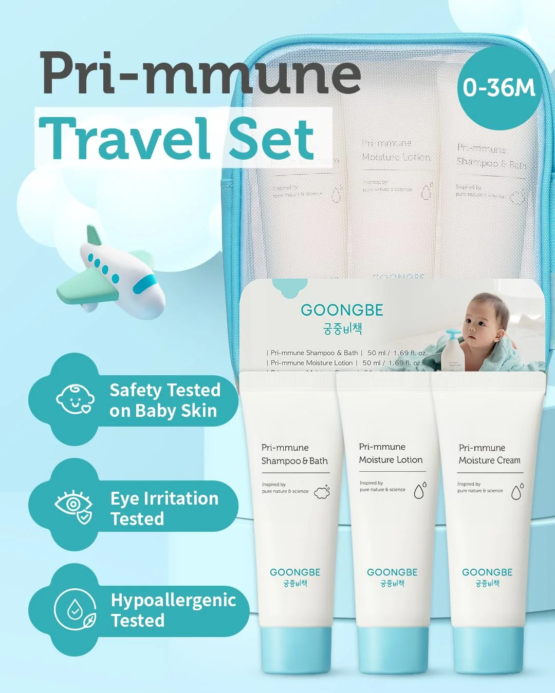 GOONGBE Pri-mmune Cestovná sada