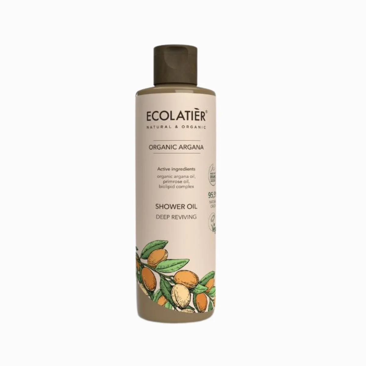 Sprchový olej Deep Reviving Organic Argana - 250 ml - Ecolatier