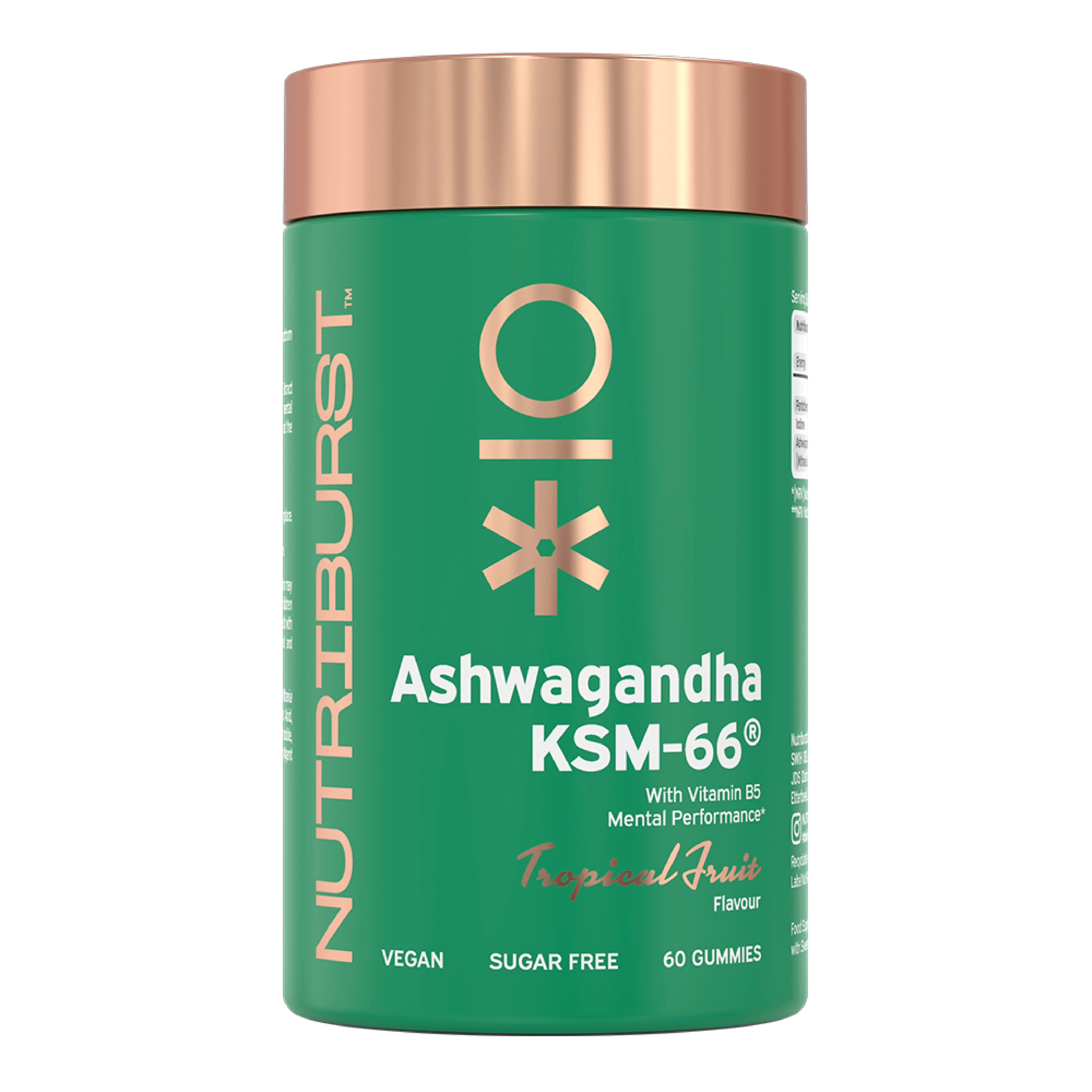 Nutriburst Premium Ashwagandha vegan gummies 60 ks