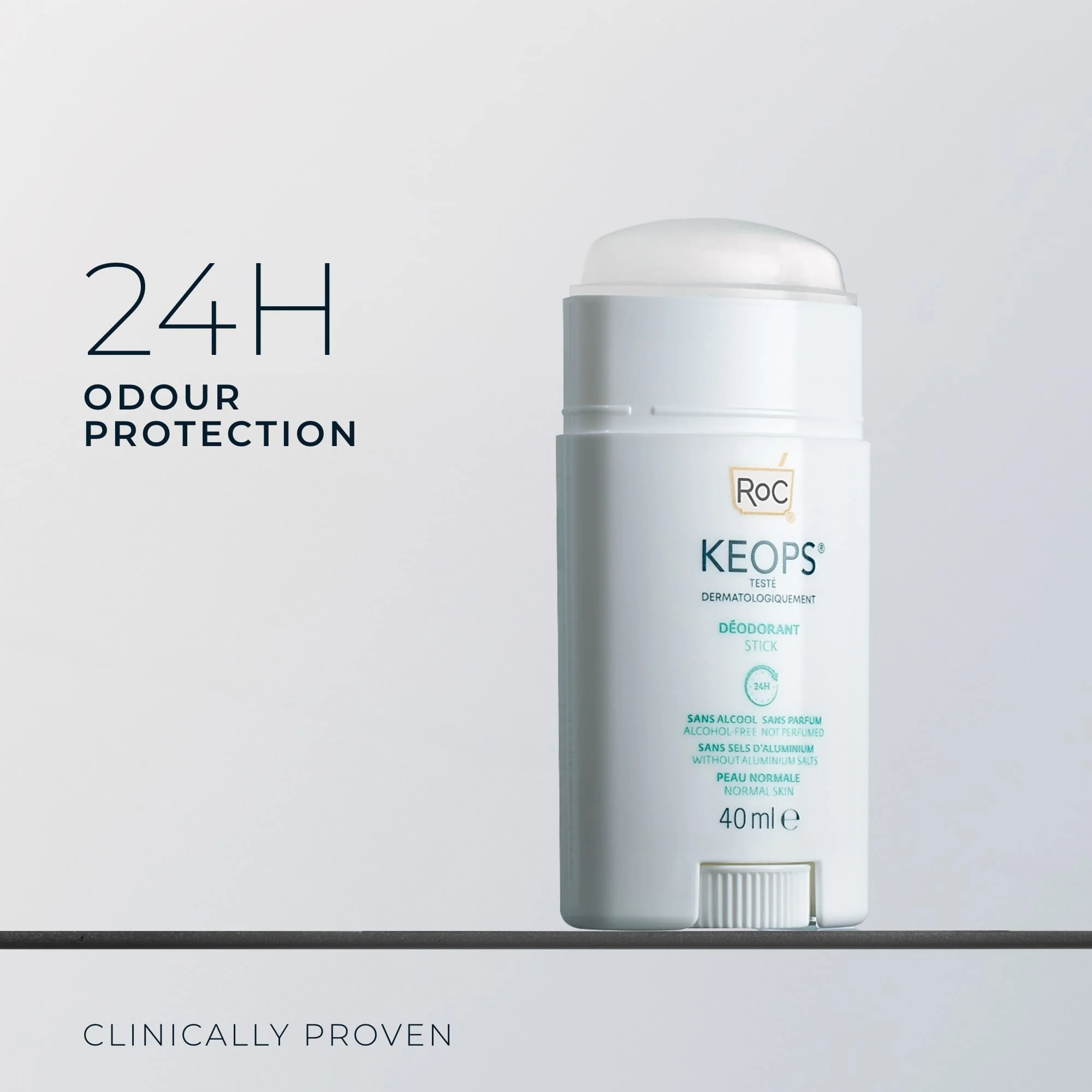 RoC Keops Deodorant v tyčinke, 40 ml 40 ml