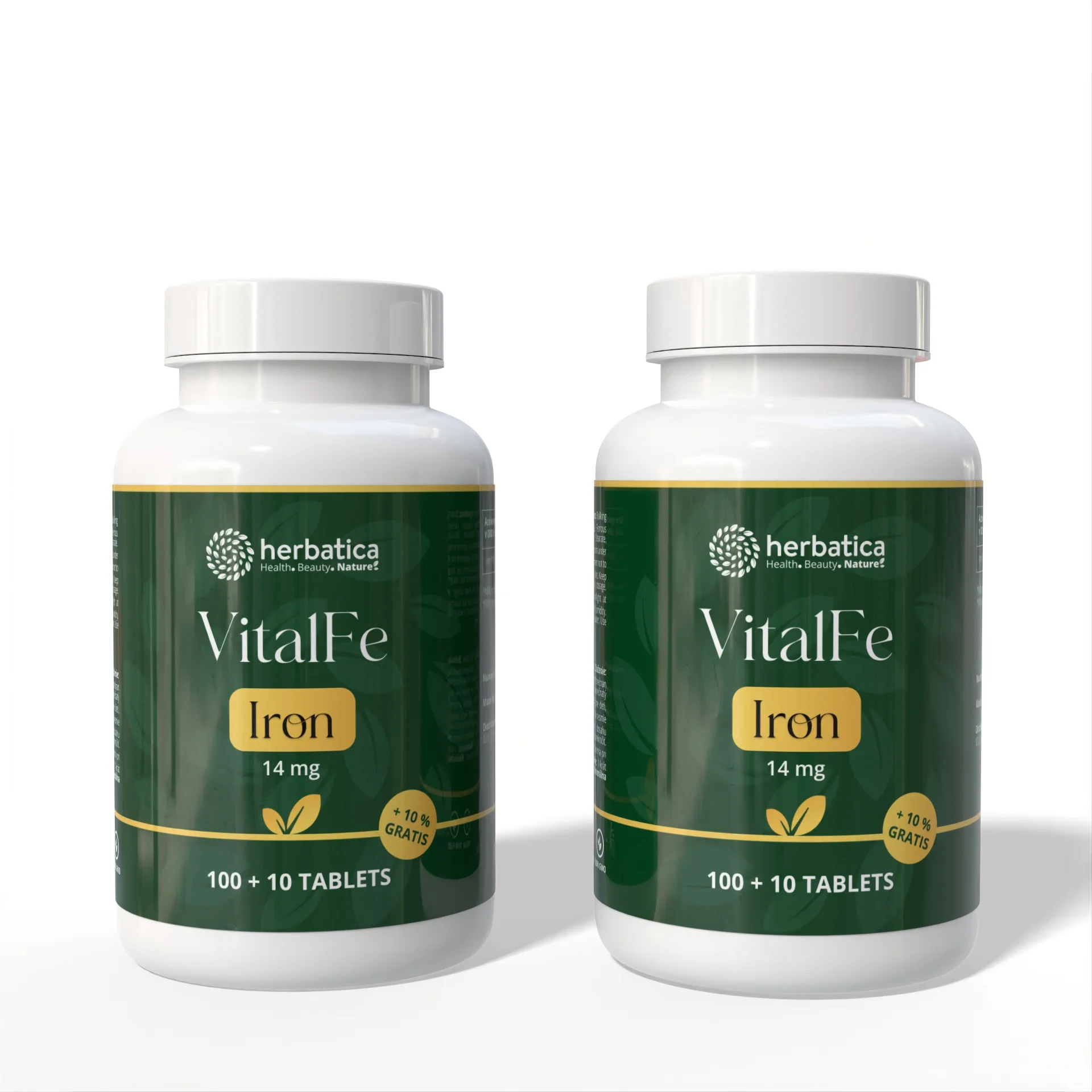 Zvýhodnený set: 2x Železo 14 mg - 110 tabliet - Herbatica