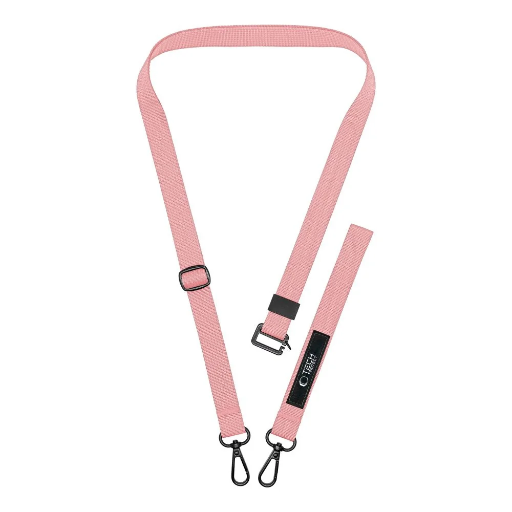 Tech-Protect Rope Crossbody šnúrka na mobil, ružová