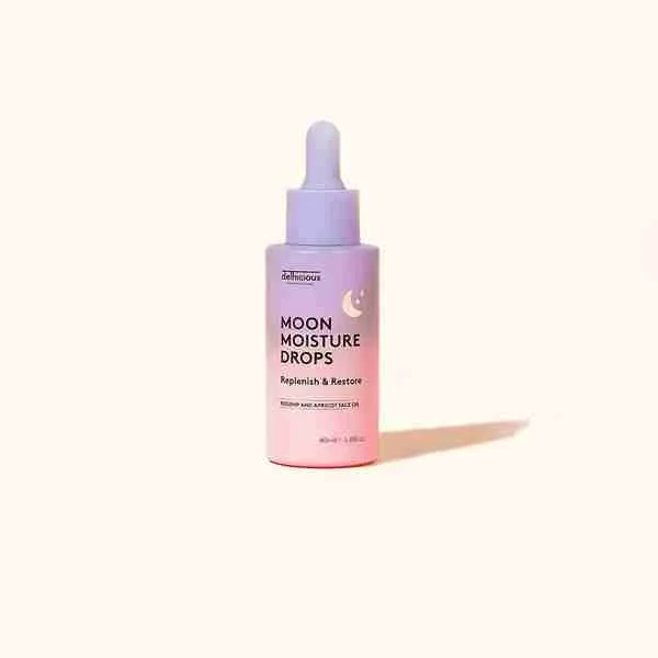 Delhicious, Moon Moisture Drops - Face Oi 1×40 ml, olej na tvár
