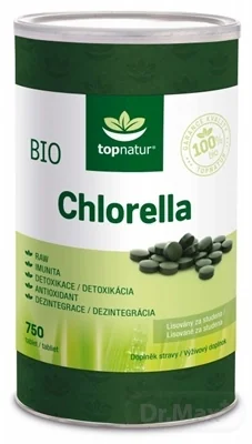 topnatur BIO CHLORELLA 1×750 tbl, chlorella