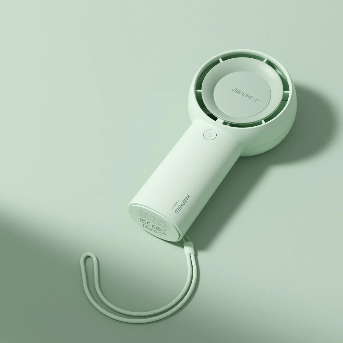 Jisulife Fan 5 Plus ručný / stolný ventilátor 4000mAh, zelený