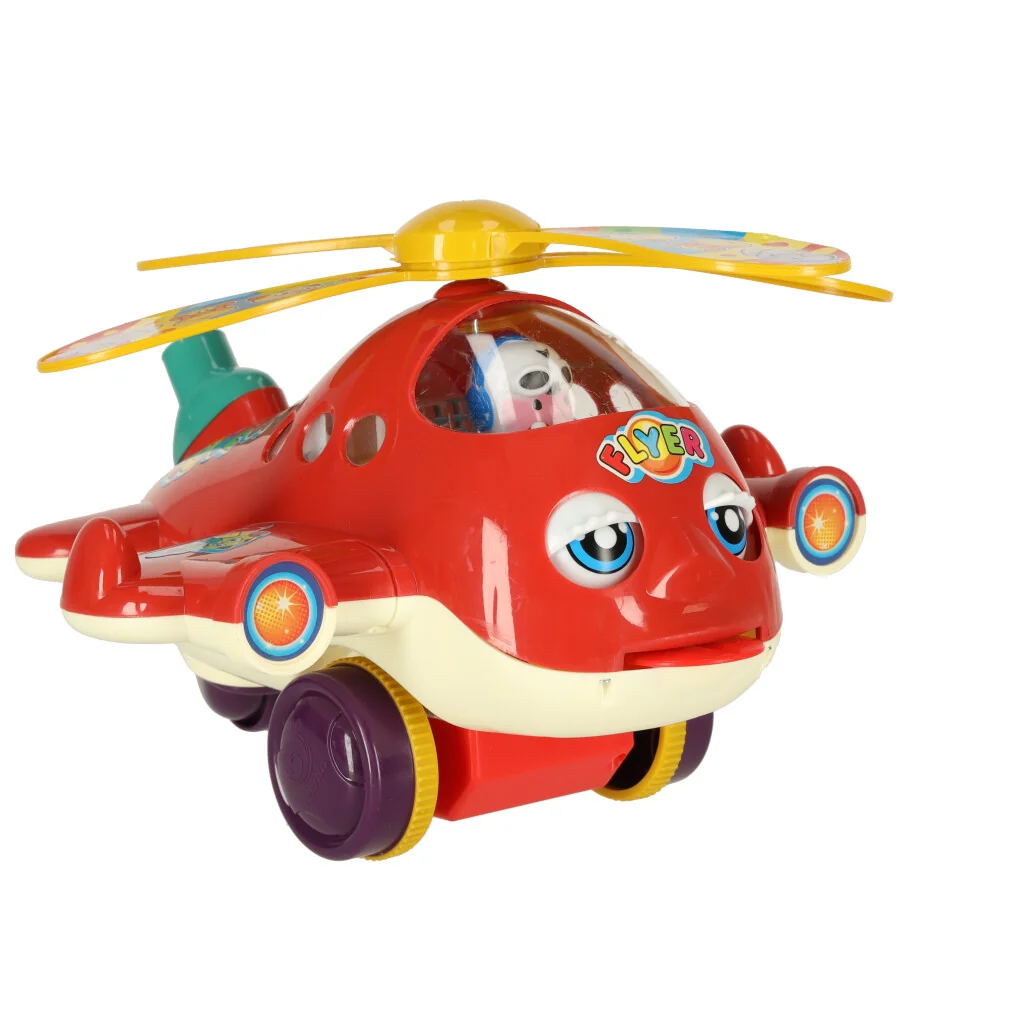 Helikoptéra – pchacia hračka na tyči so zvukom (3+)