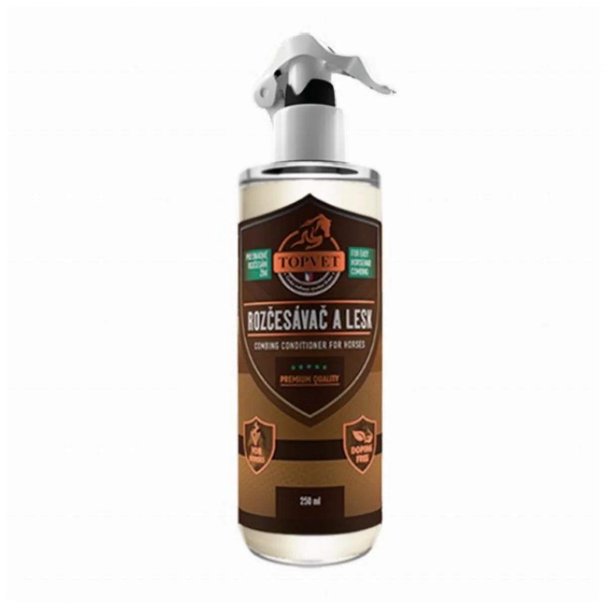 Rozčesávač a lesk pre kone 250 ml - Green idea
