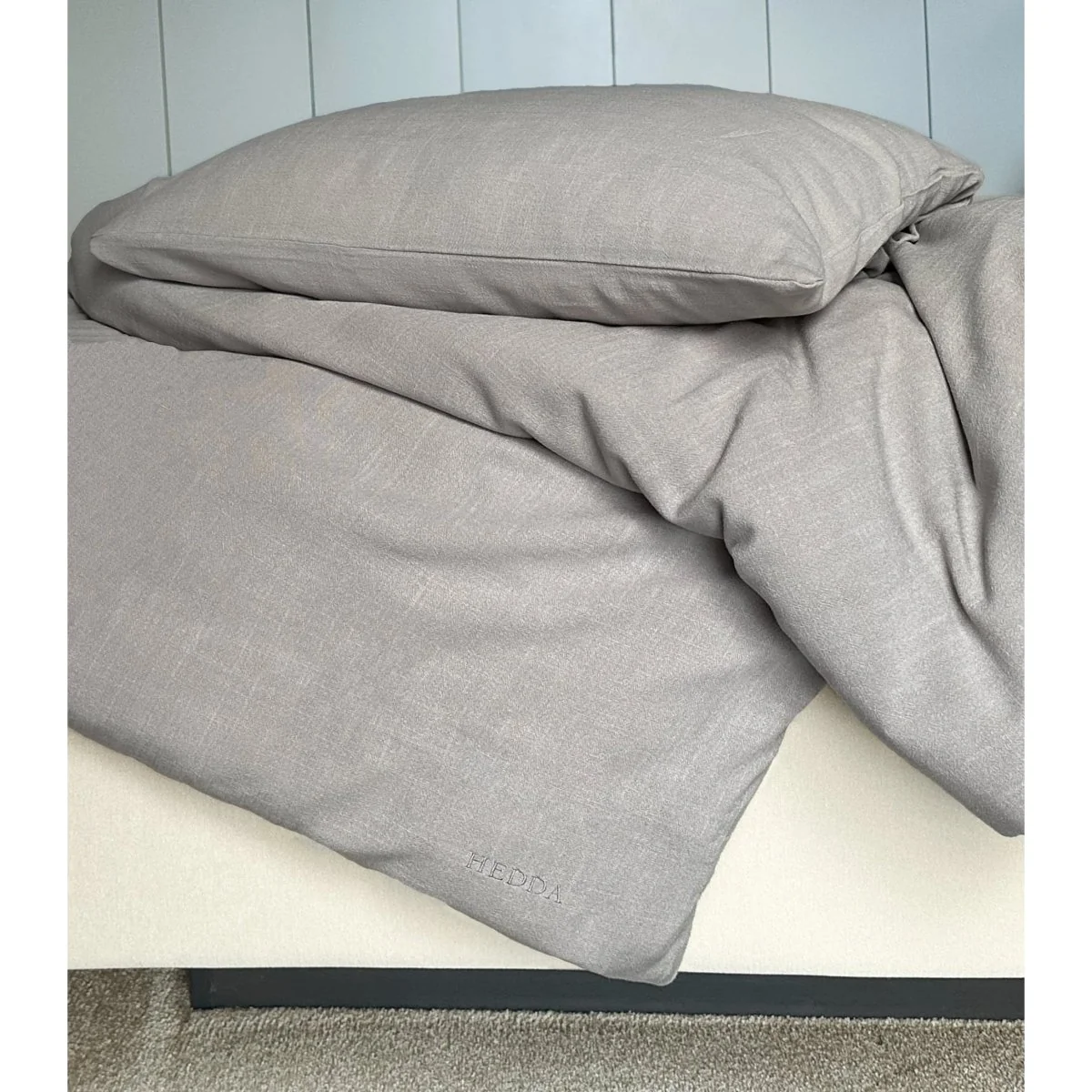 Ľanové obliečky Naira sivé, rozmer: obliečka na vankúš 50 x 65 cm