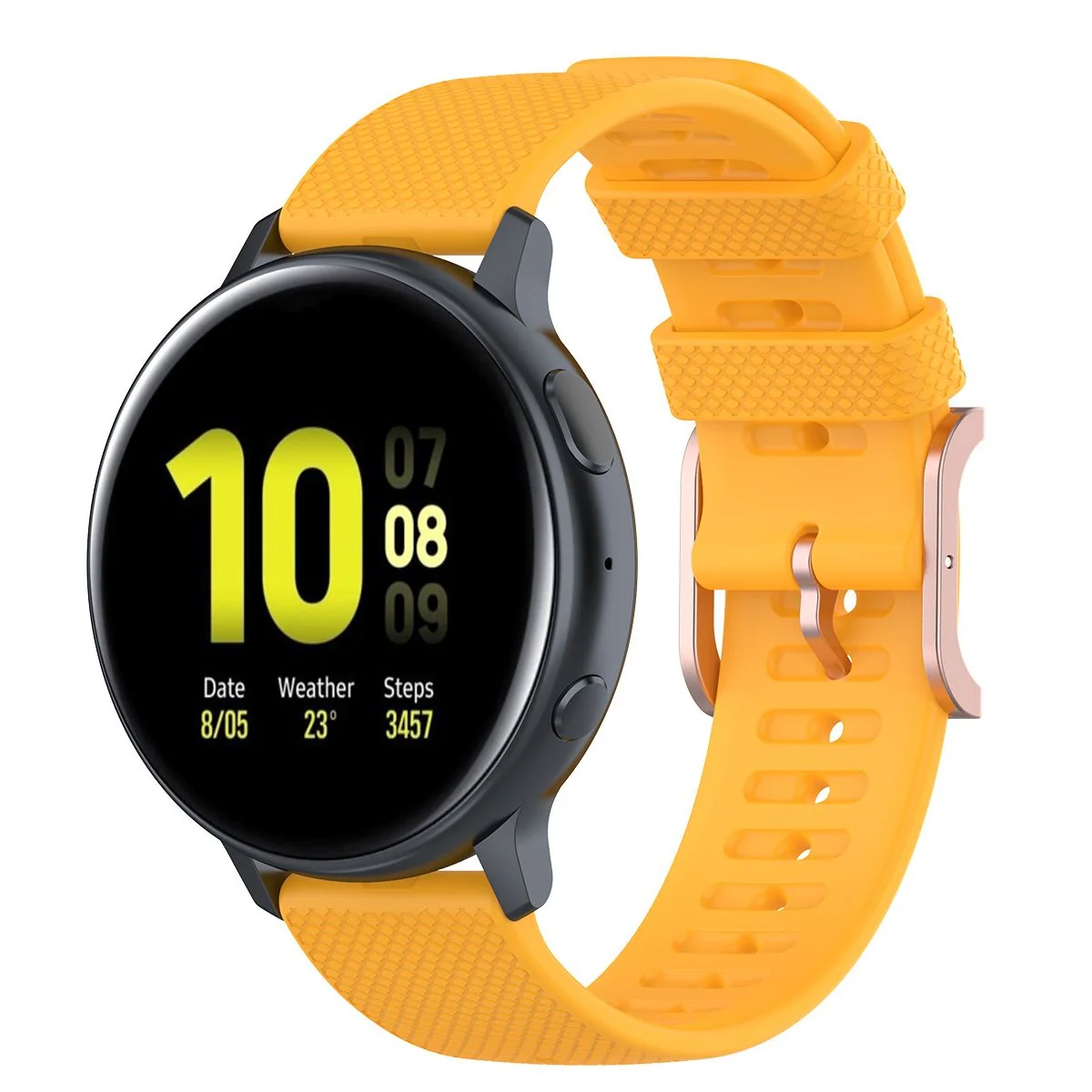 BStrap Silicone Rain remienok na Xiaomi Amazfit GTS yellow